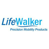 LifeWalker logo with tagline Precision Mobility Products.