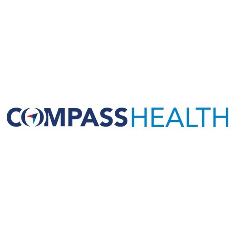Logo with compass icon and text 'COMPASS HEALTH'.